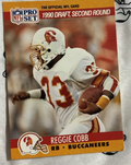 1990 NFL Pro Set rookie-era card of Reggie Cobb from the Tampa Bay Buccaneers.