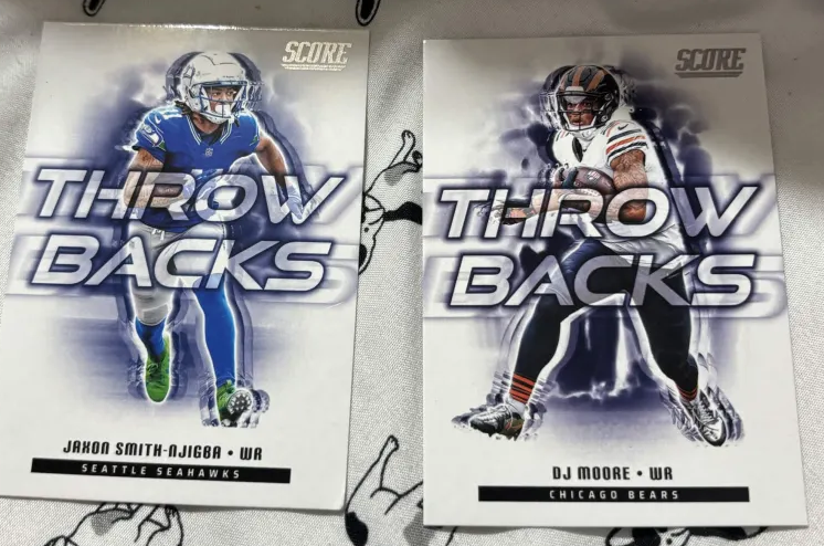 2025 Panini Score Football - Throwbacks insert cards